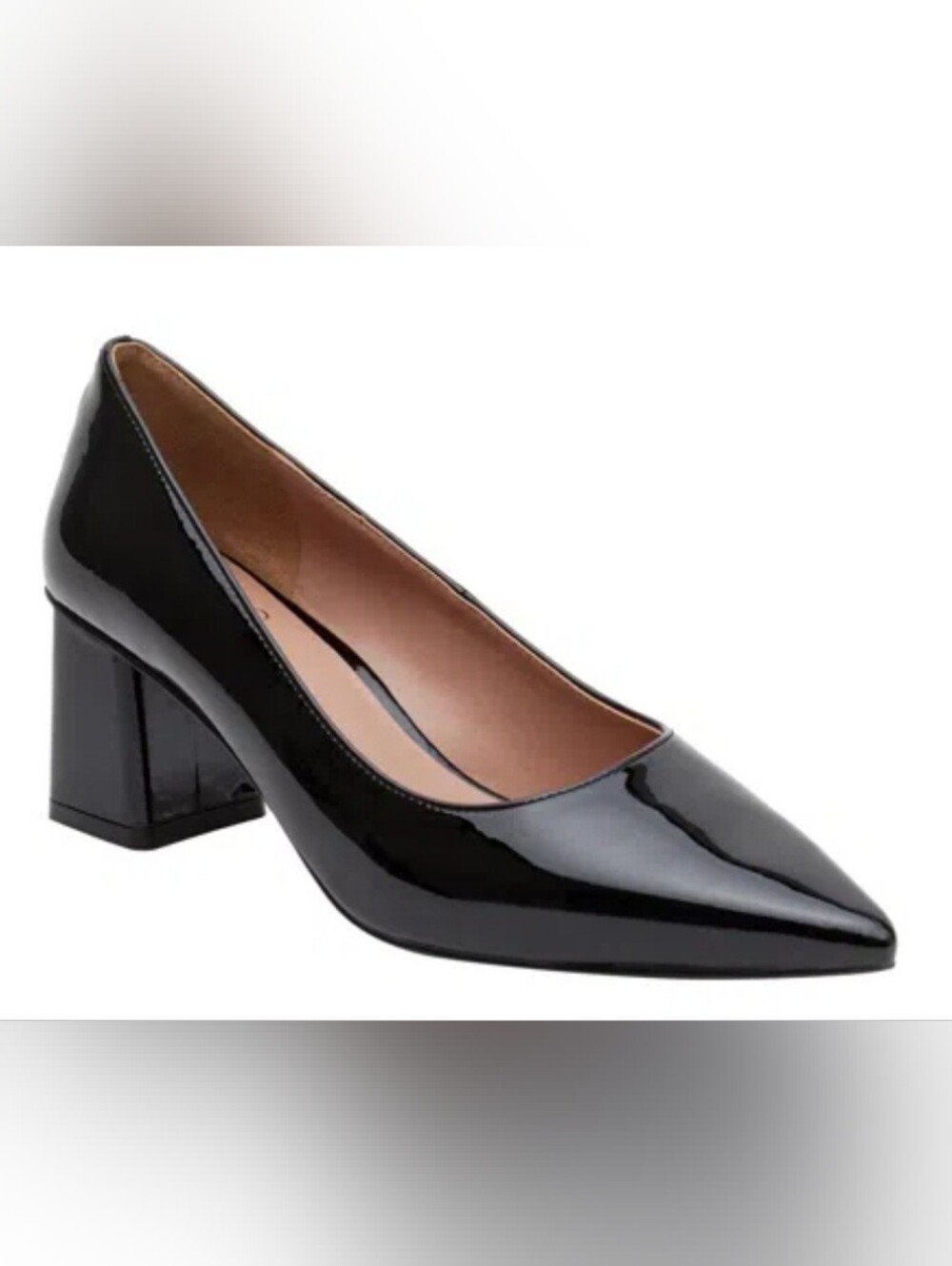 NIB Paolo Linea Bilson Black Patent Leather